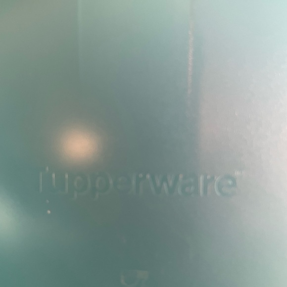 Vintage Tupperware Onion Keeper Teal - Picture 2 of 4